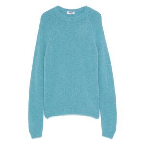 BASE MILANO Women's Crew Neck Raglan Sleeve Sweater Women CLEAR BLUE Sweaters &